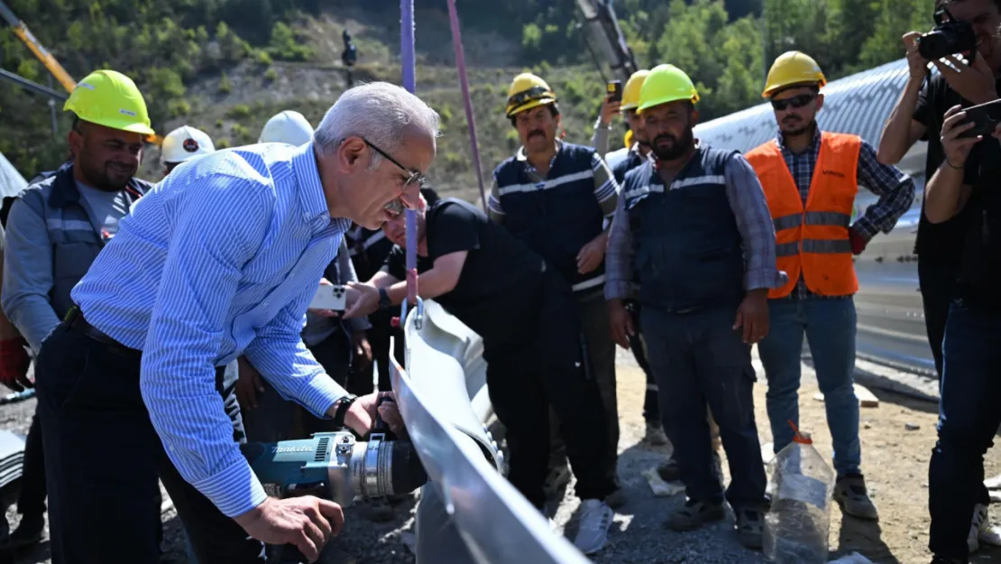 Bolu Dağı Tüneli'ndeki Çalışmalar 19 Eylül'de Tamamlanacak