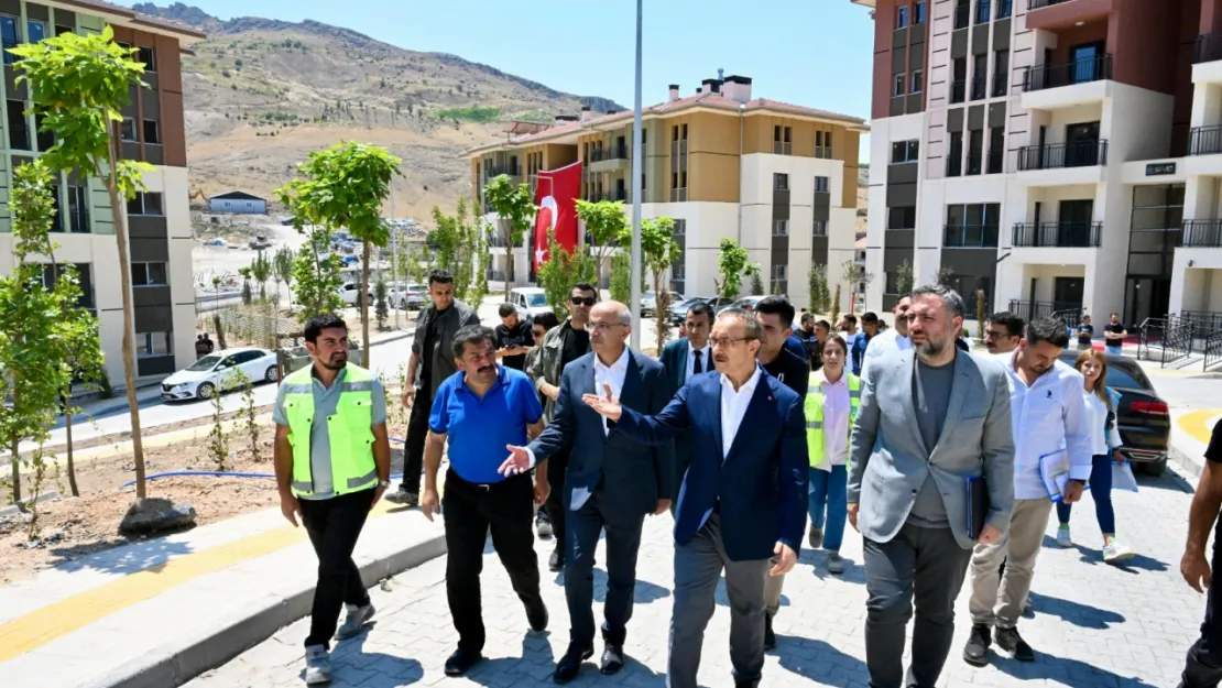 Büyükşehir Belediye Başkanı Sami Er Toki Konutlarını İncelemelerde Bulundu