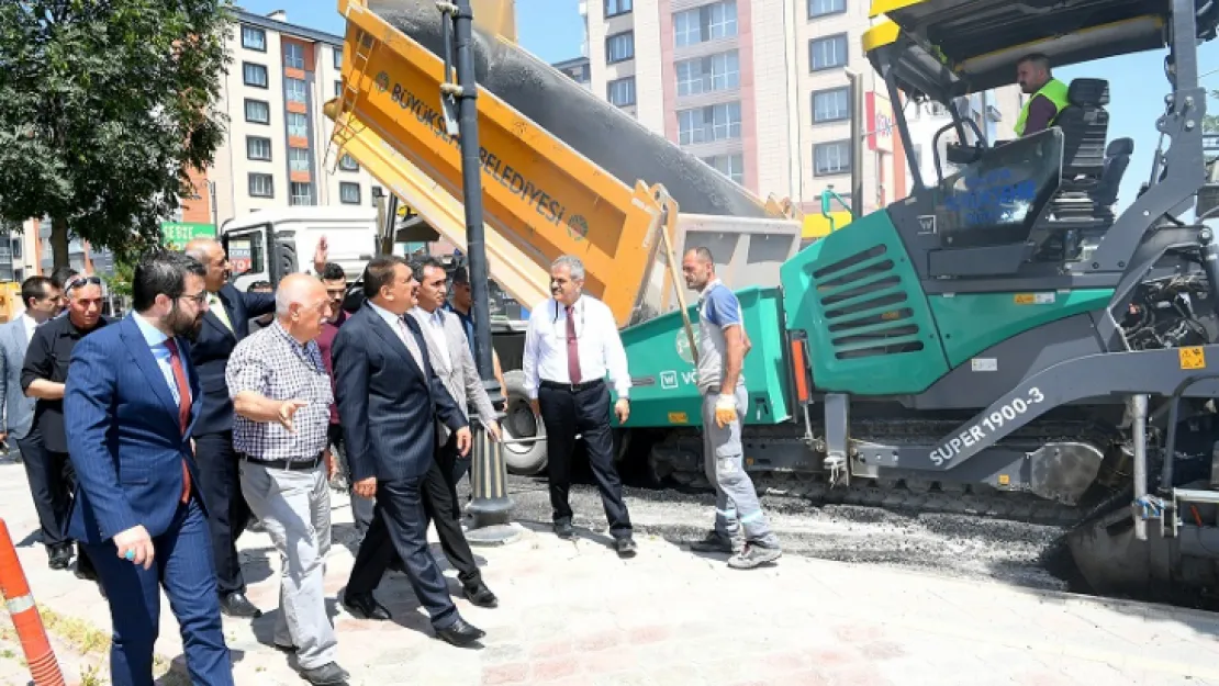 Büyükşehir Belediyesi Abdulkadir Eriş Caddesini Baştan Sona Yeniledi