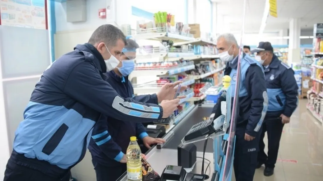 Büyükşehir Belediyesi Marketlerde Maske, Mesafe Ve Hijyen Denetimi Gerçekleştirdi