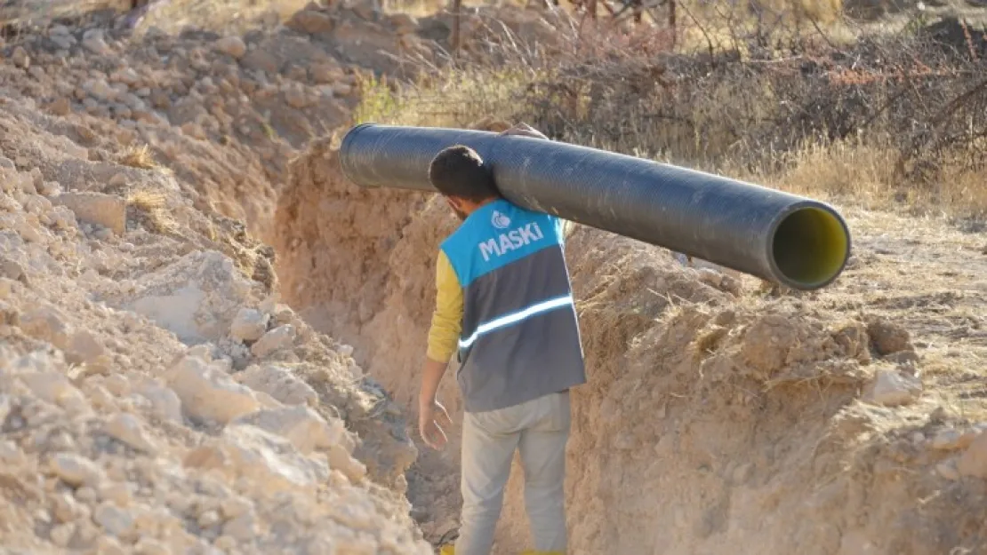 Büyükşehir Belediyesi Yazıhan ilçesi Sadıklı Mahallesinde çalışmalarını sürdürüyor