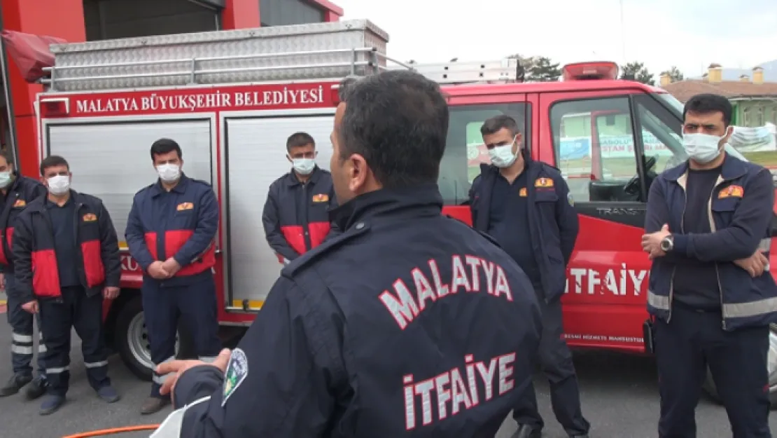 Büyükşehir İtfaiye Daire Başkanlığı, Gölbaşı İtfaiye Ekiplerine Eğitim Verdi