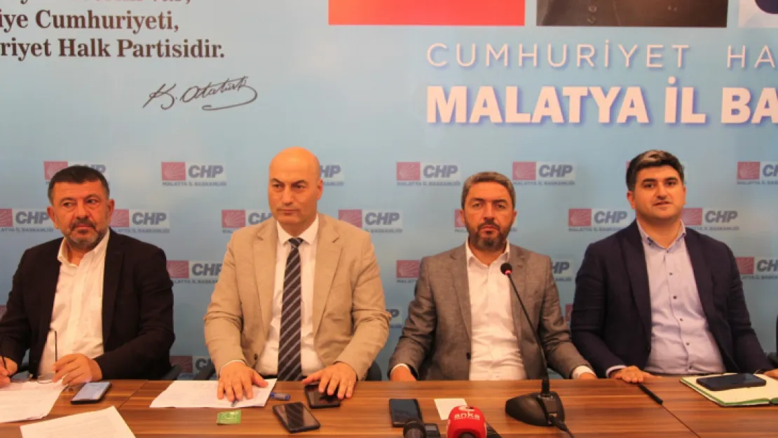 CHP Genel Başkan Yardımcıları Malatya'da