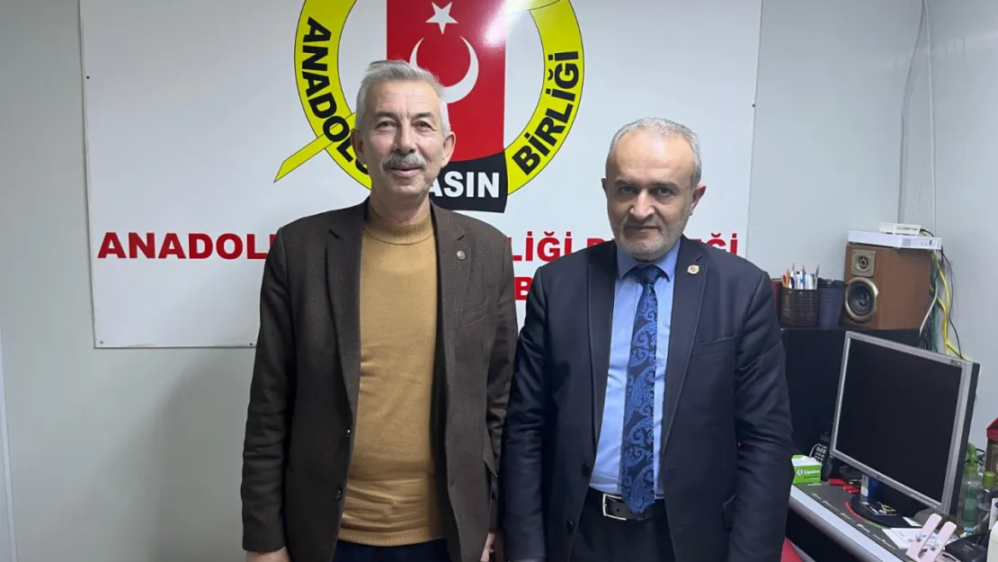 Cömertoğlu, Anadolu Basın Birliği'ni Ziyaret Etti