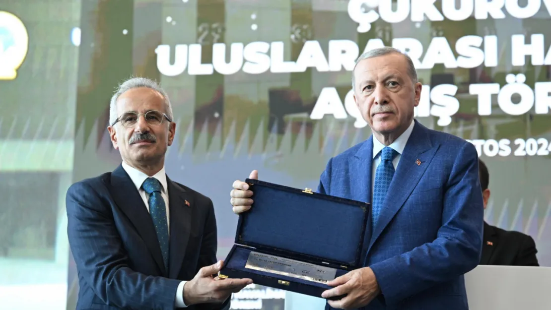 Cumhurbaşkanı Erdoğan Çukurova Uluslararası Havalimanı'nı Hizmete Açtı