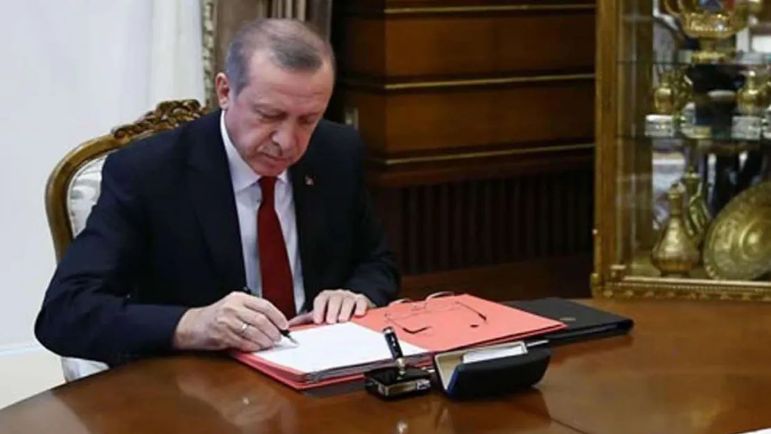 Cumhurbaşkanı Erdoğan'dan yeni atamalar ve görevden almalar