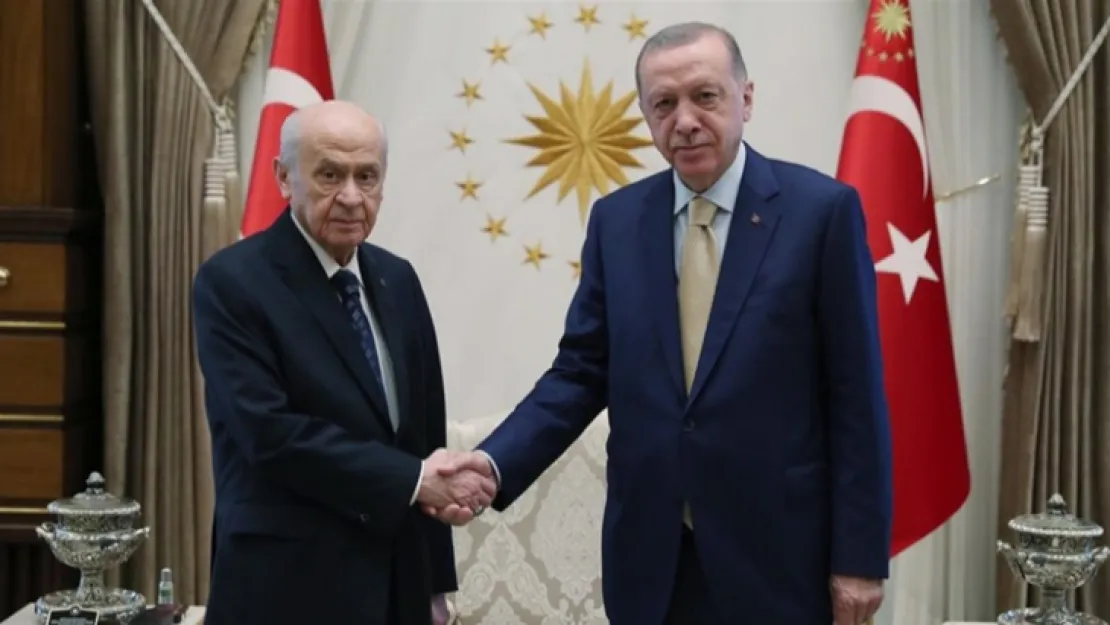 Cumhurbaşkanı Erdoğan, MHP Genel Başkanı Bahçeli ile görüştü