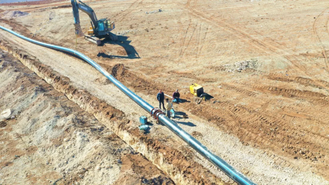 Darende Ayvalı Göleti Ve Sulaması İnşaatı Çalışmaları Devam Ediyor