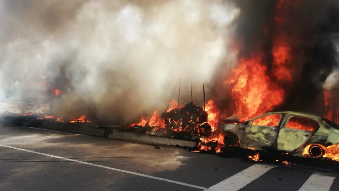 Darende Yukarı Ulupınar'da Trafik Kazası: 4 Yaralı