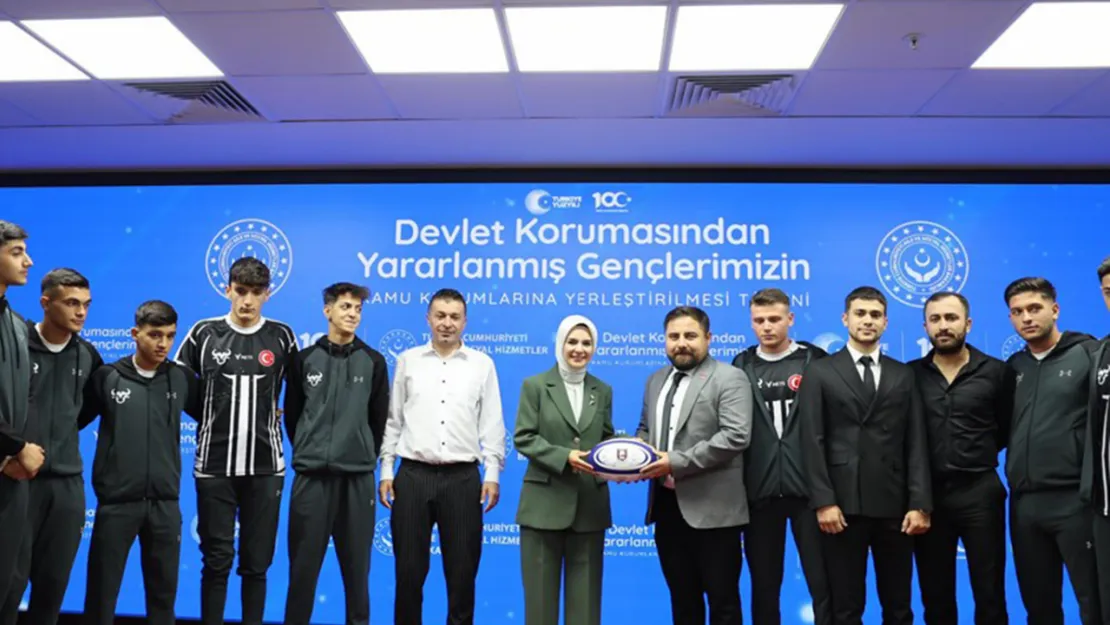 Devlet korumasında yetişen 729 genç kamuya atandı