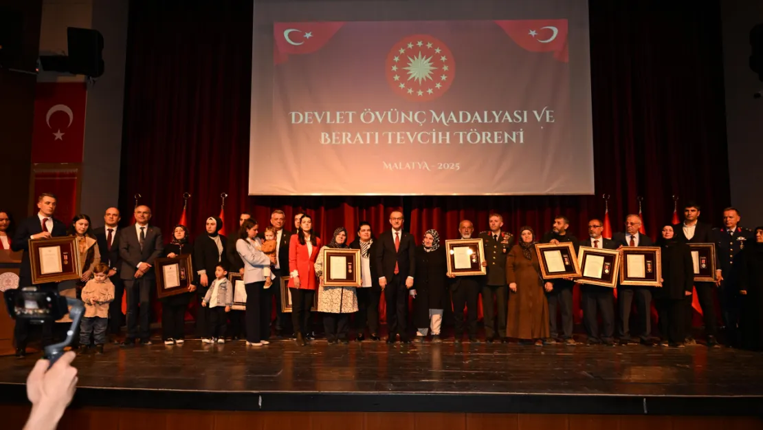 Devlet Övünç Madalyası ve Berat Tevcih Töreni