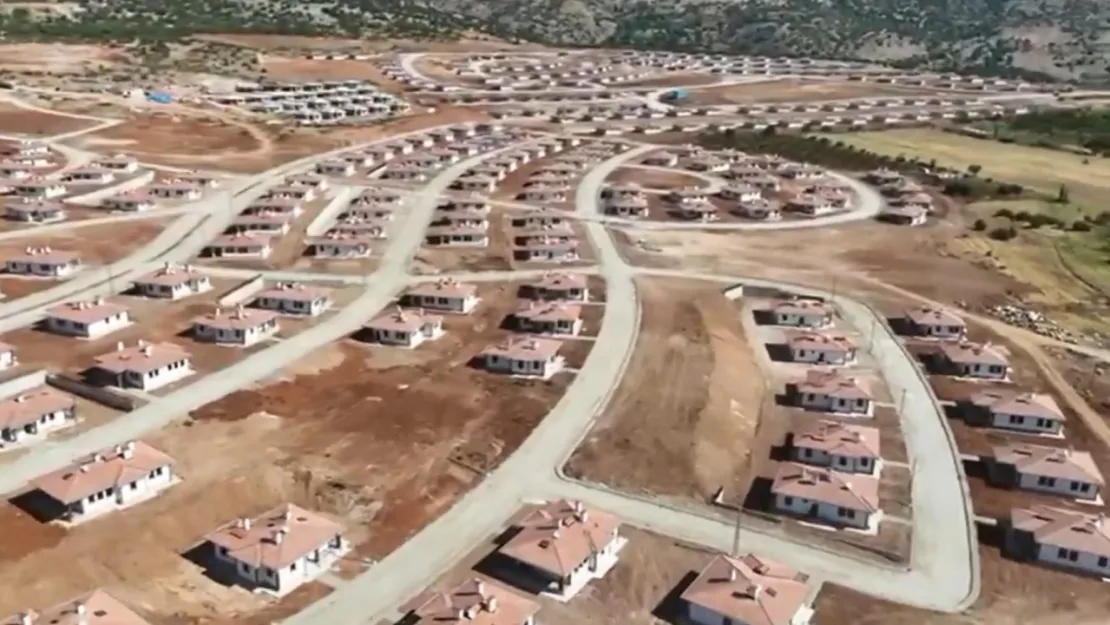 Doğanşehir'de 288 kırsal konutun anahtar teslimi yapılacak