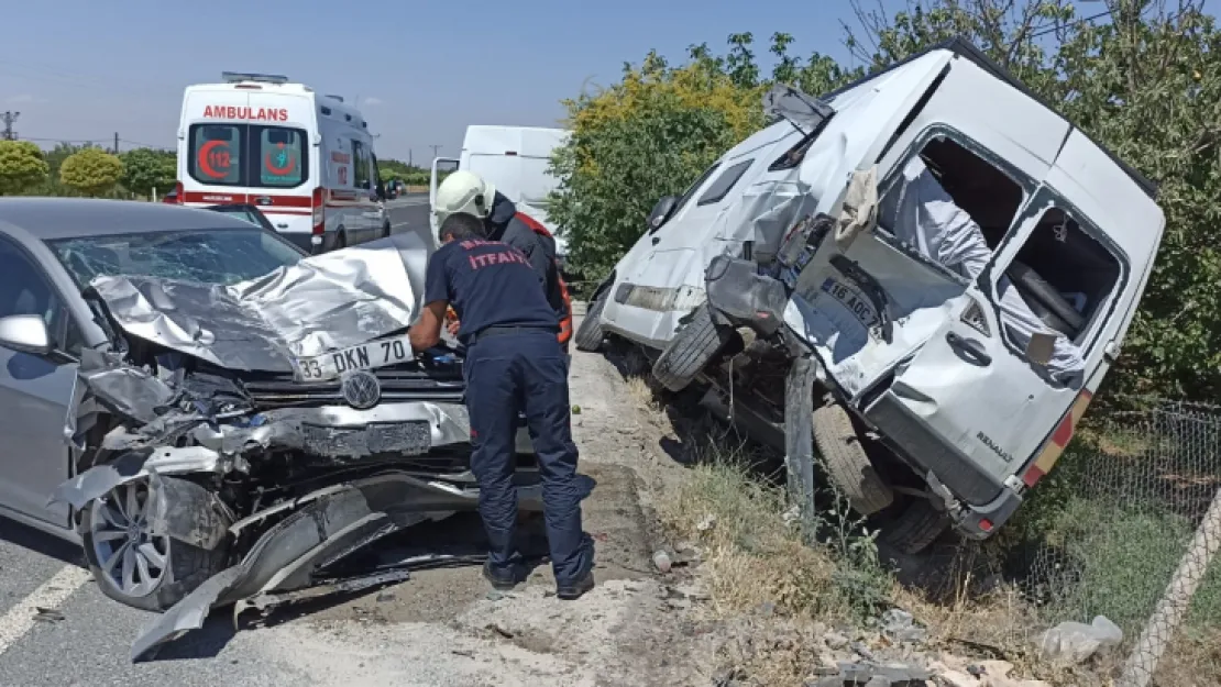 Doğanşehir Tavşantepe mevkiinde feci kaza