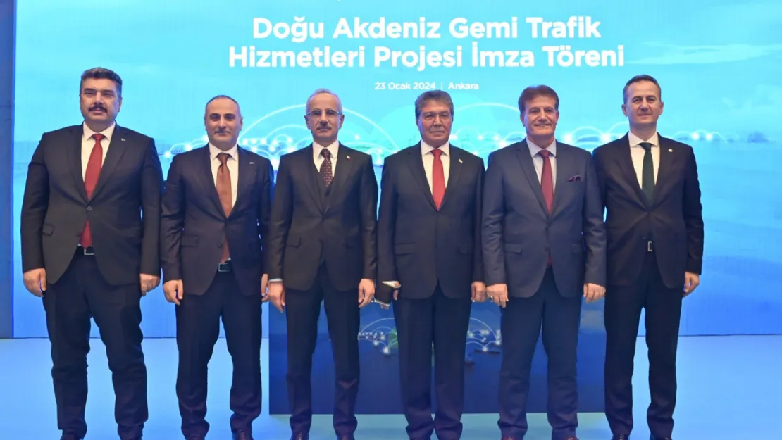 'Doğu Akdeniz Gemi Trafik Hizmetleri Sistemi Projesi'nde İmzalar Atıldı