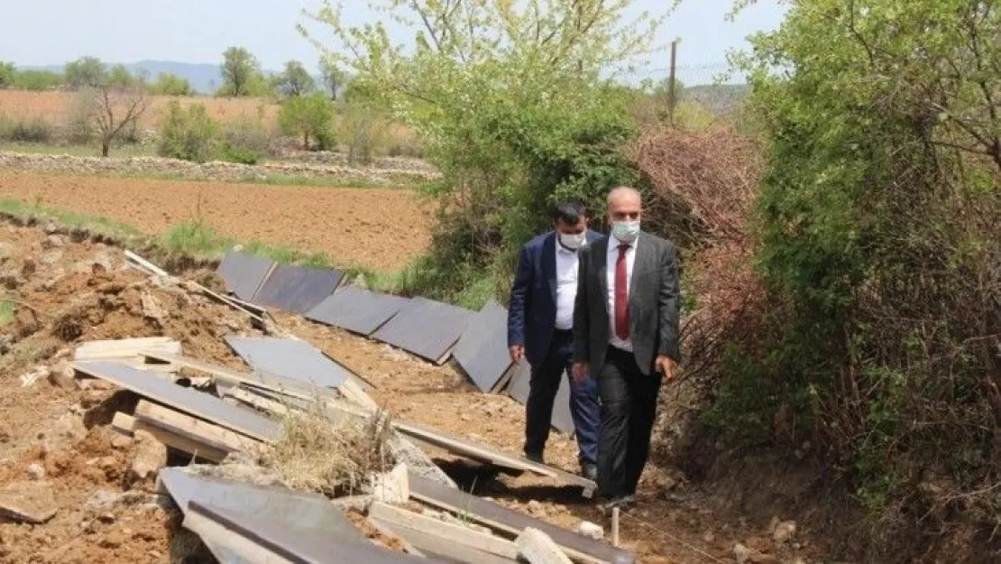 DSİ Bölge Müdürü Dündar Pütürge'de İncelemelerde Bulundu