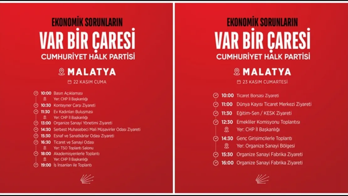 Ekonomi Heyeti yarın Malatya'da olacak