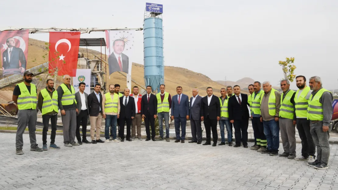 Esenlik Şirketine Ait Beton Santrali Üretime Başladı