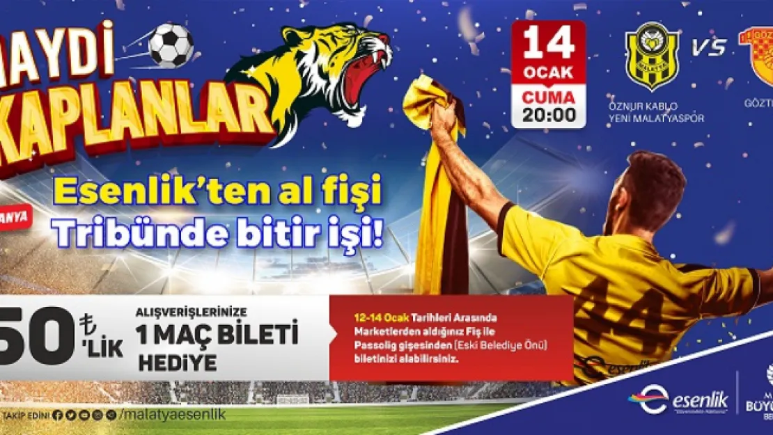 Esenlik'ten al fişi Tribün' de bitir işi