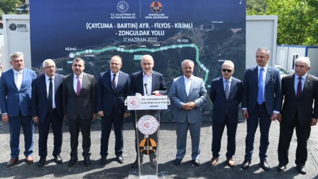 FİLYOS-ÇATALAĞZI YOLU TRAFİĞİ RAHATLATACAK, MESAFEYİ KISALTACAK