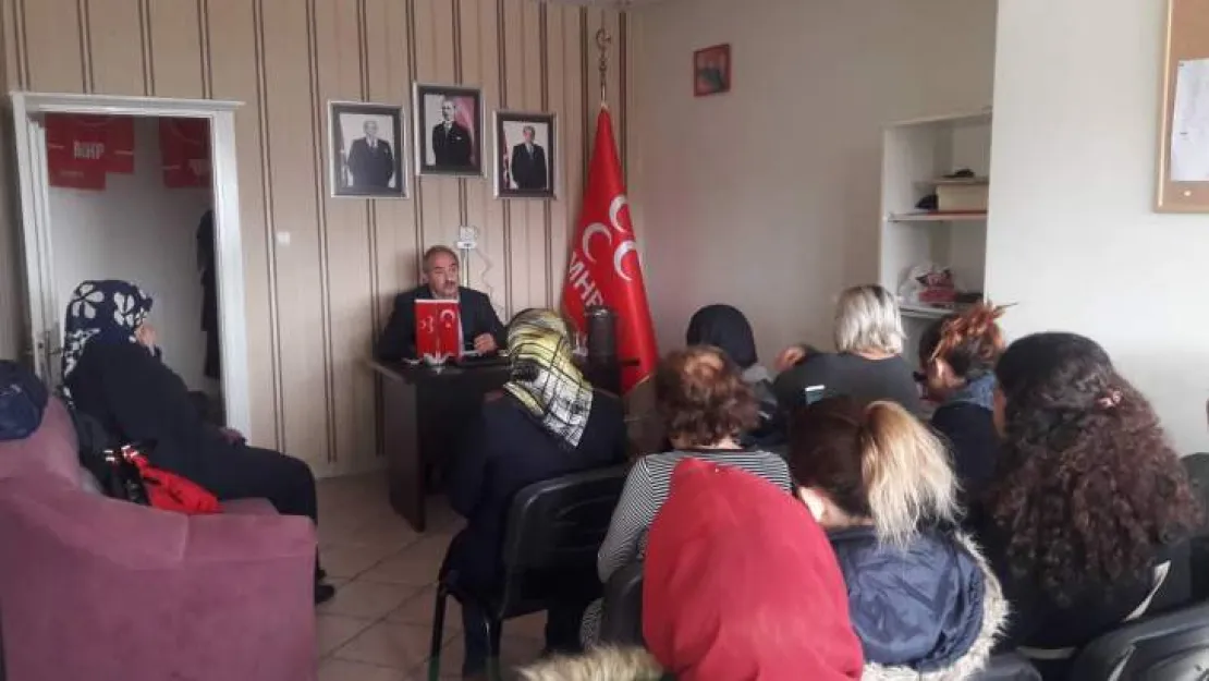 MHP Kadın Kolları'ndan Hz.Ali'nin şehadeti ile ilgili seminer