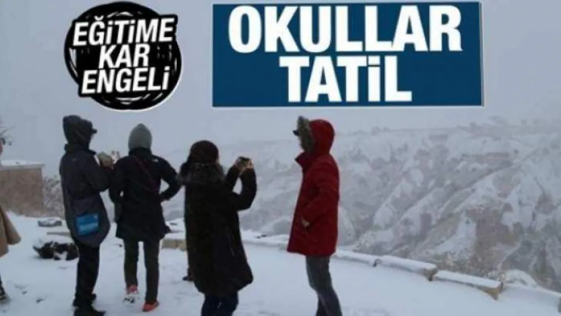 Eğitime Kar Engeli, Okullar Tatil