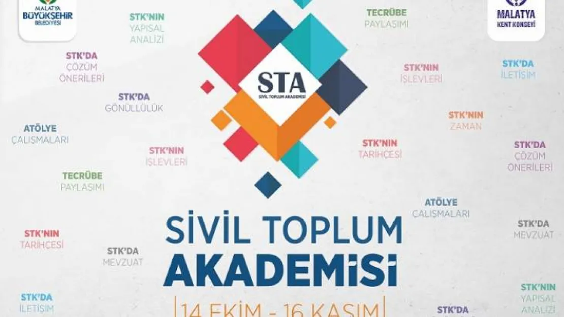 Sivil Toplum Akademisi Başlıyor