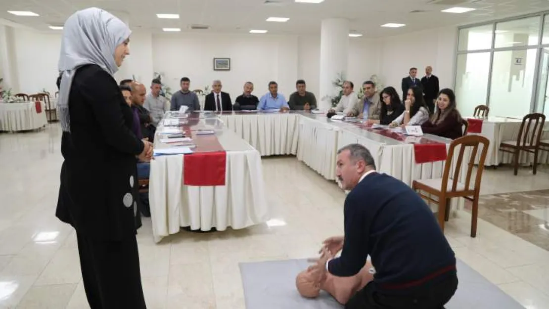 Battalgazi Belediye Personeline İlk yardım Eğitimi Verildi