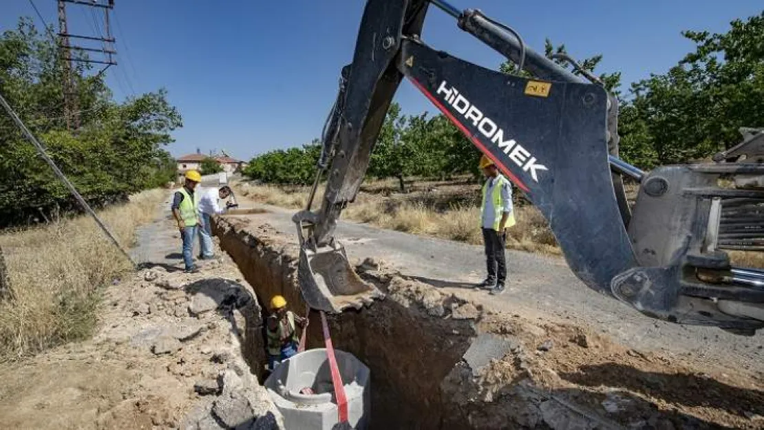 MASKİ'den 6 Mahalleye 4 Bin 220 Metrelik Kanalizasyon Hattı