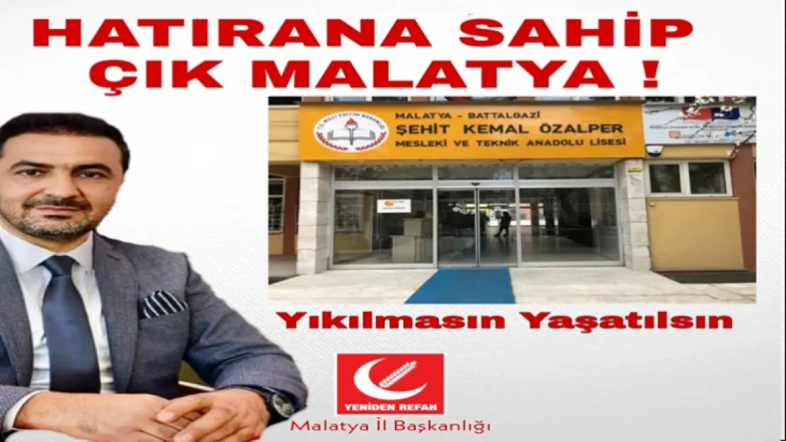 Hatırana sahip çık Malatya!