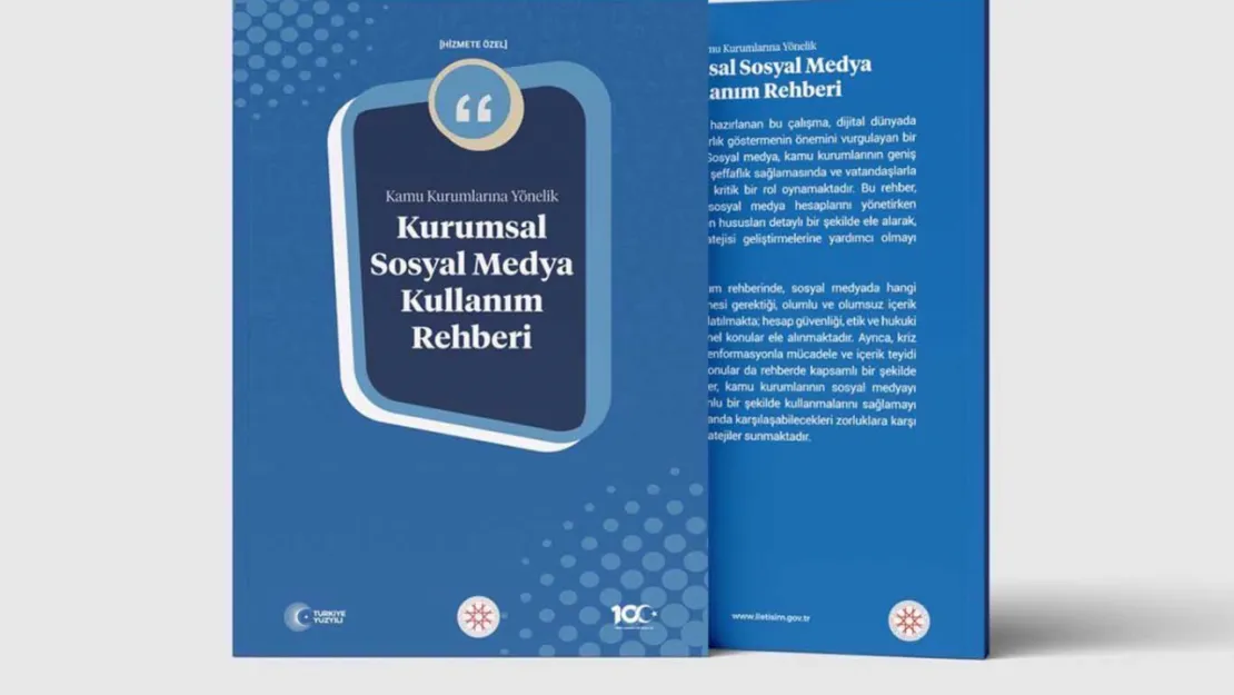 İletişim Başkanlığı 'Kurumsal Sosyal Medya Kullanım Rehberi' hazırladı