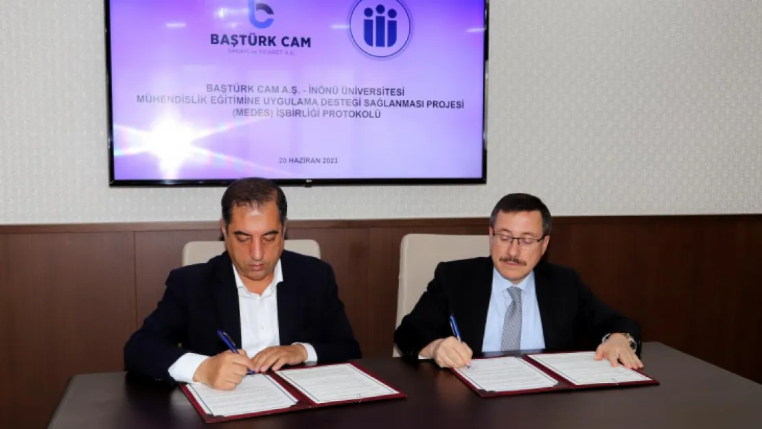 İnönü Üniversitesi ile Baştürk Cam Arasında İş Birliği Protokolü