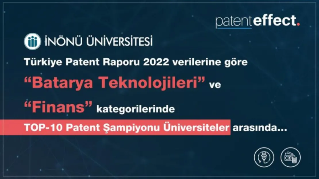 İnönü Üniversitesinin 'Batarya Teknolojileri' ve 'Finans' Alanlarındaki Başarısı