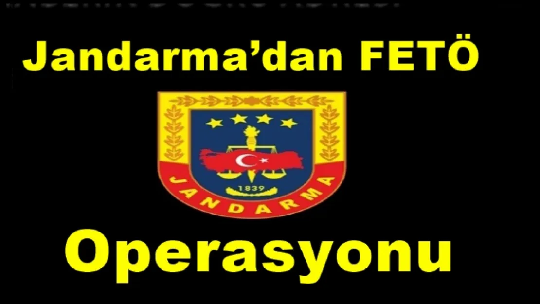 Jandarma'dan FETÖ Üyesi Şahsa Operasyon.