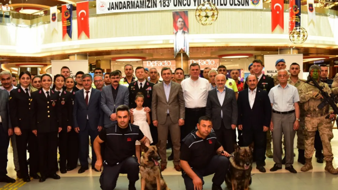 Jandarma Teşkilatının 183. Kuruluş Yıldönümü Sergisi AVM'de Açıldı