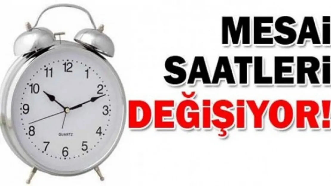 Kamu'da mesai değişkliği