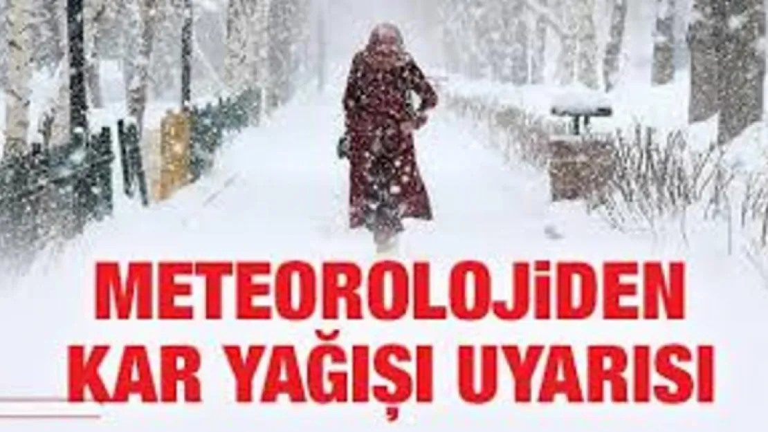 Kar Yağışı ve Don olayı Bekleniyor!