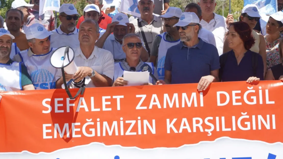 KESK'ten hükümete zam tepkisi
