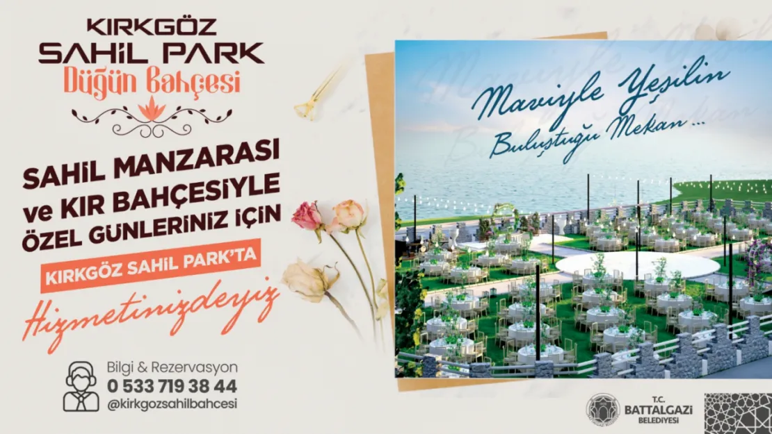 Kırkgöz Sahil Park Düğün Bahçesi Açılış İçin Gün Sayıyor