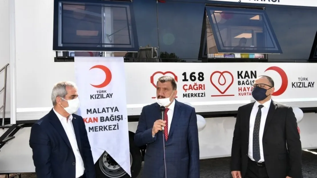 Kızılay Yeni Mobil Kan Bağışı Aracının tanıtımı yapıldı