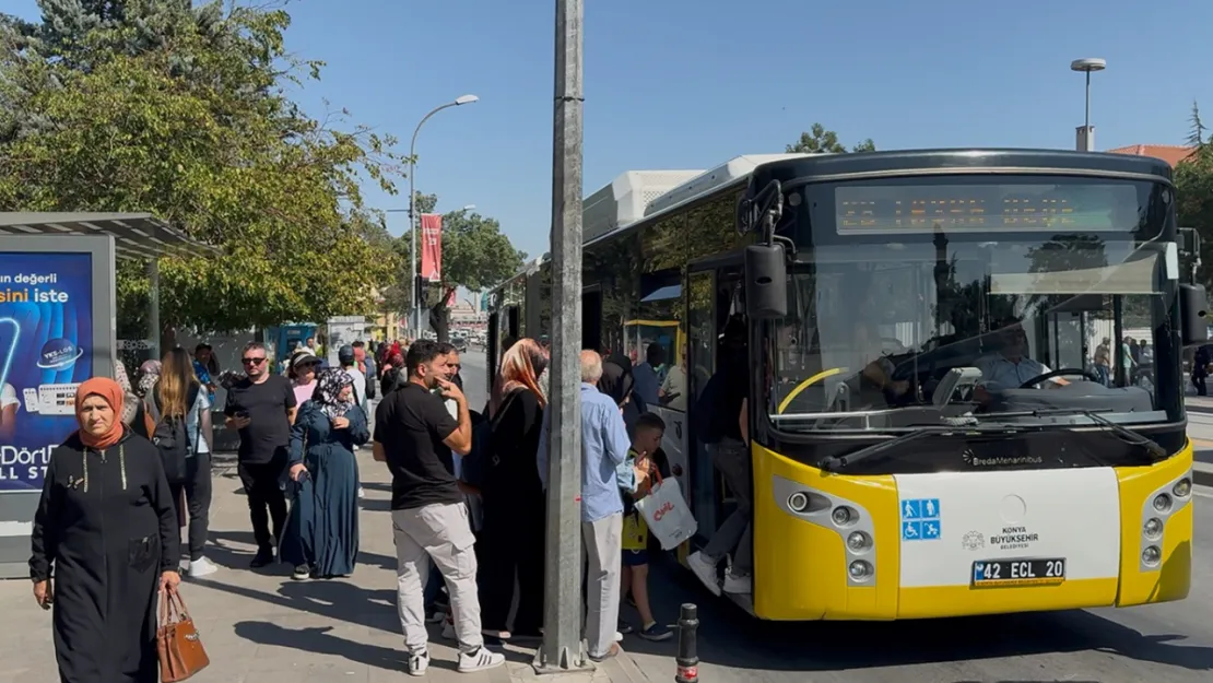 Konya'da toplu taşıma ücretlerine zam geldi