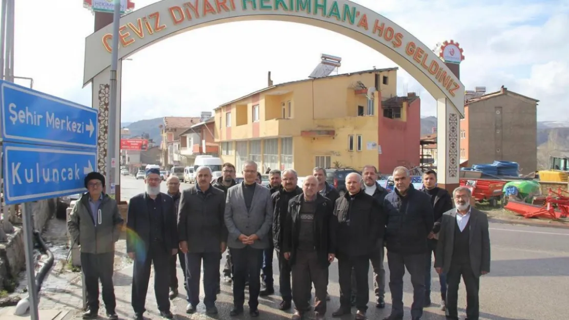 Malatya Büyükşehir Belediyesi Bağımsız Belediye Başkan Adayı Prof. Dr. Gezer, Hekimhan İlçesindeydi