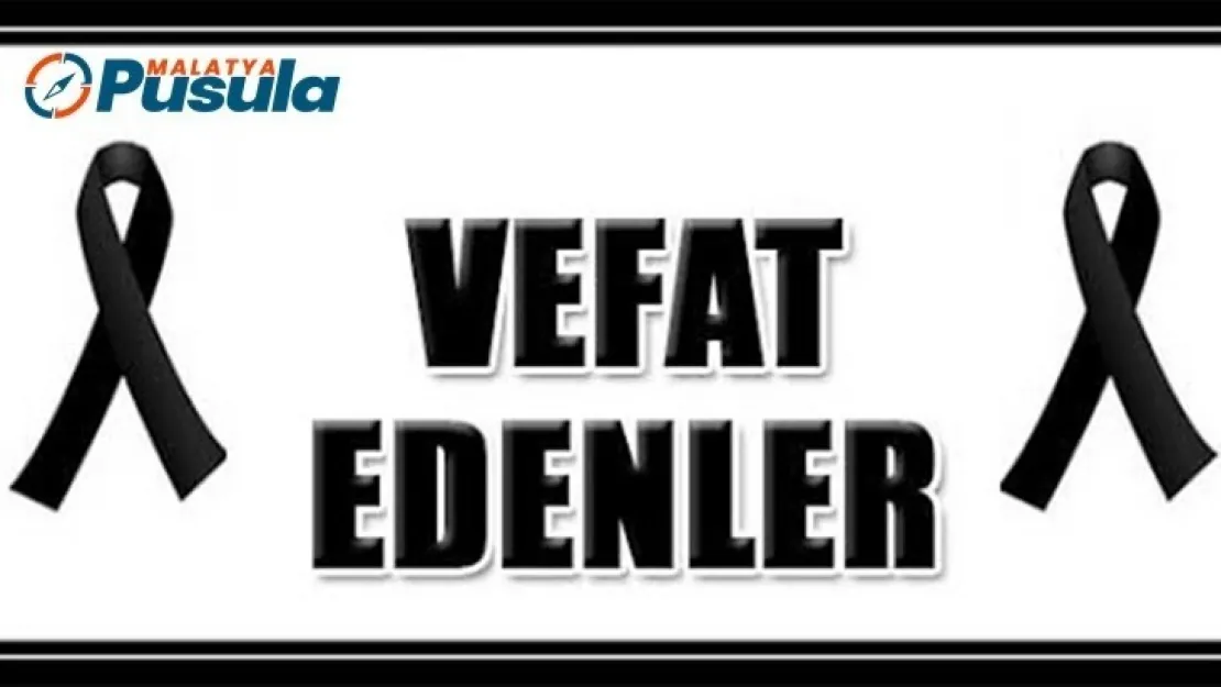 Malatya'da 9 Kişi Vefat Etti