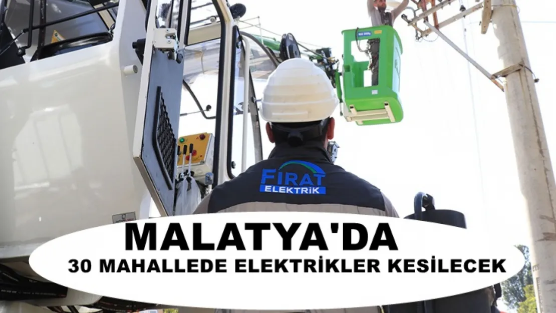 Malatya'da Elektrik Kesintisi Takvimi Belli Oldu: BugünHangi Mahallede Ne Zaman Kesinti Var?