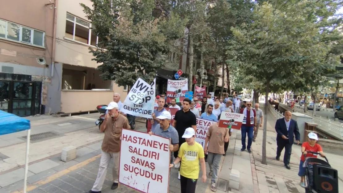 Malatya'da Gazze protestosu: 'Boykotu gevşetmediğimizde sevinenler mazlumlar olacak'