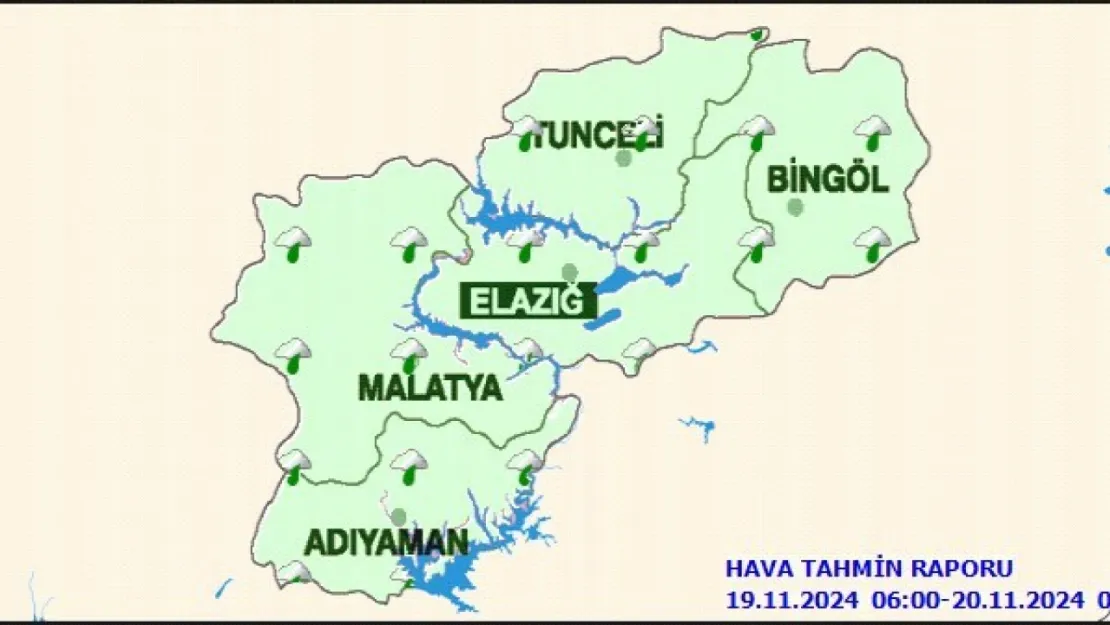 Malatya'da Günlük Hava Tahmin Raporu