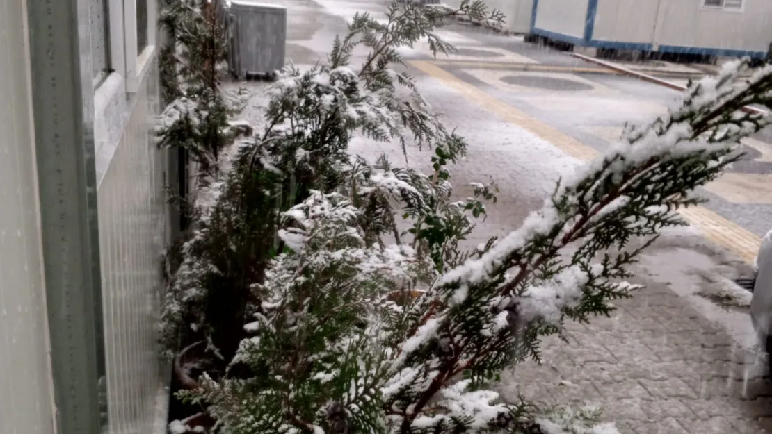 Malatya'da Kar Yağışı Başladı