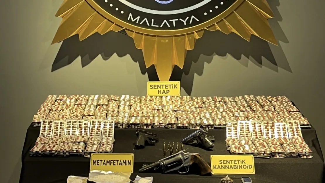 Malatya'da uyuşturucu operasyonu: 3 gözaltı