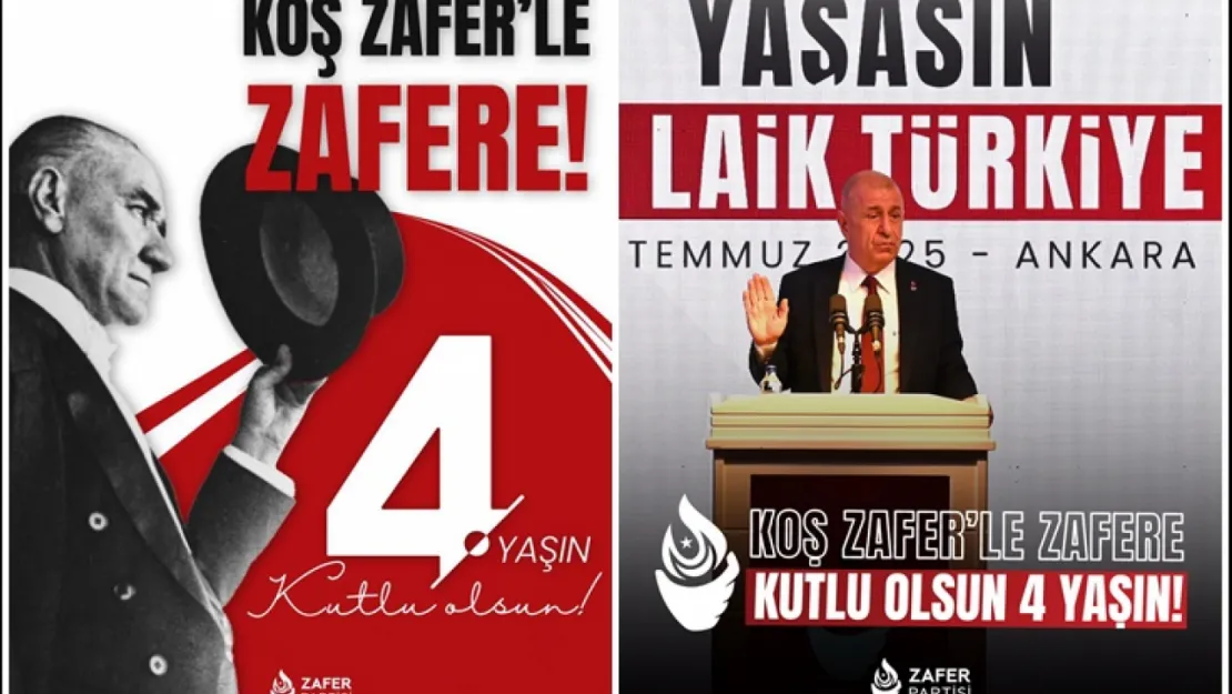 Malatya'da Zafer Partisi 4. Yıl Coşkusu