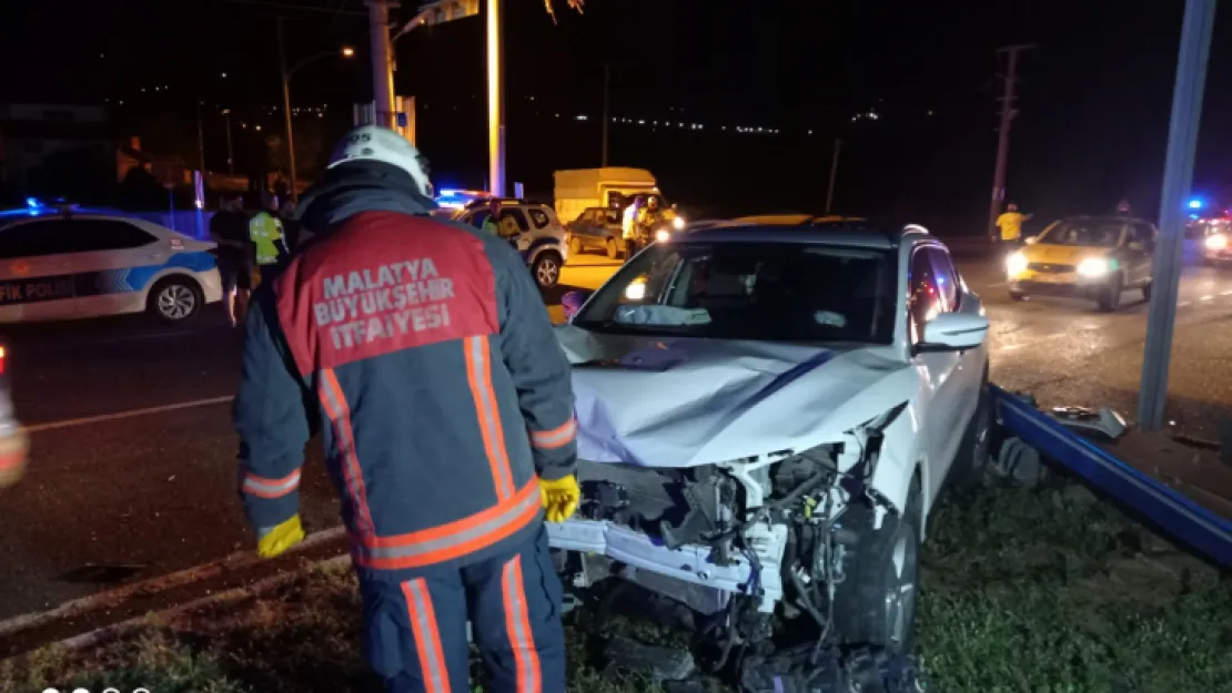 Malatya-Elazığ Karayolu üzerinde Trafik Kazası