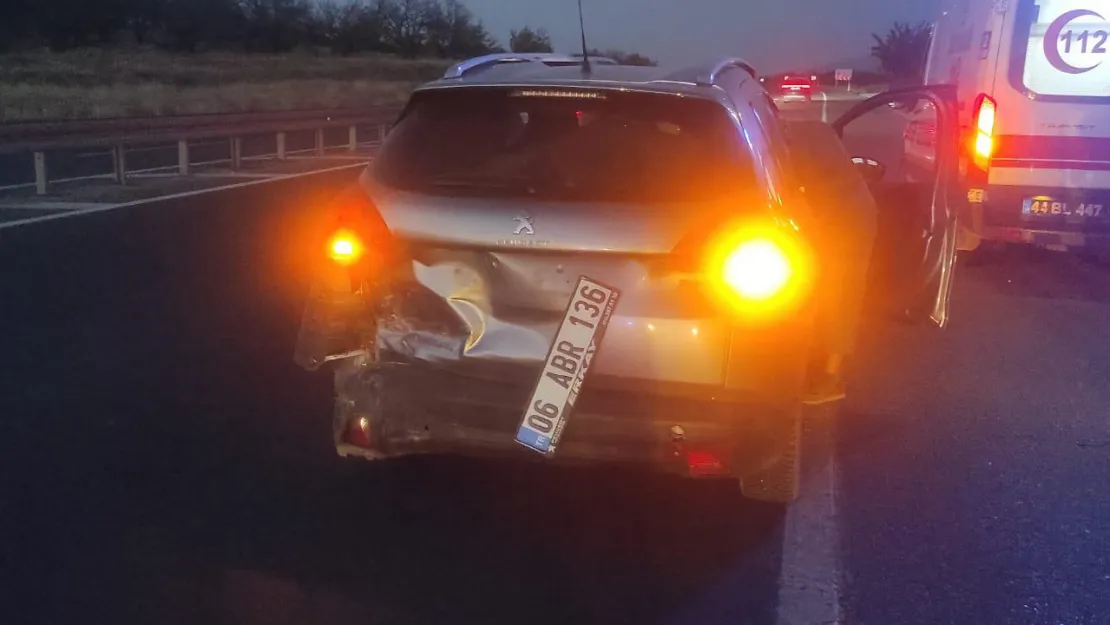 Malatya-Elazığ yolunda kaza: 1 yaralı